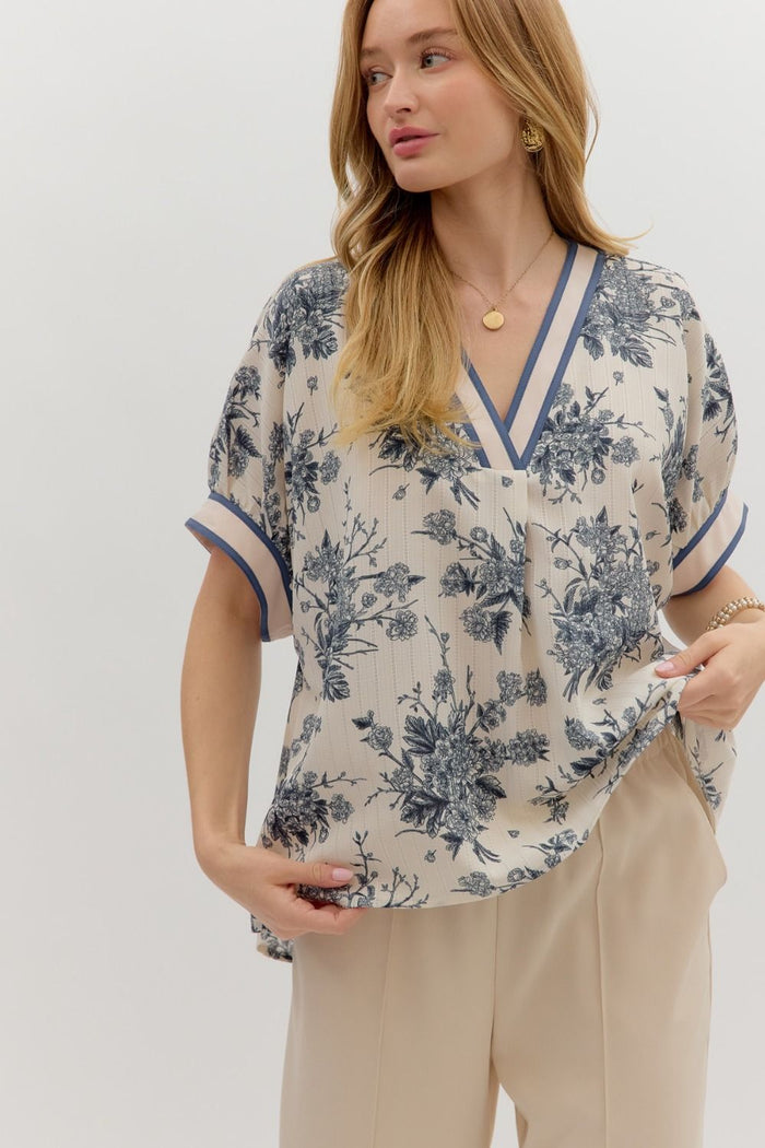 Romance Novel Top - Slate