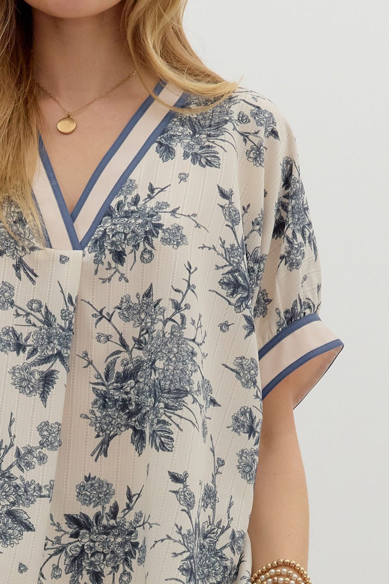 Romance Novel Top - Slate