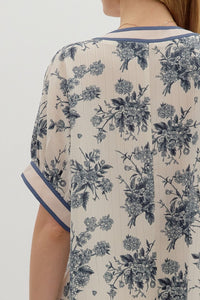 Romance Novel Top - Slate