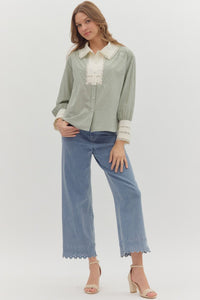 Full Of Joy Top - Olive