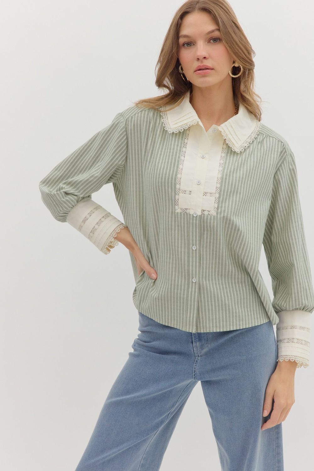 Full Of Joy Top - Olive