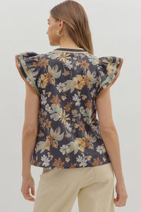 Autumn Air Top - Charcoal