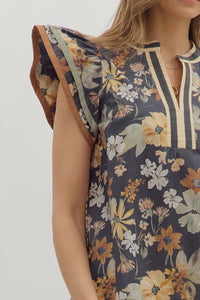 Autumn Air Top - Charcoal