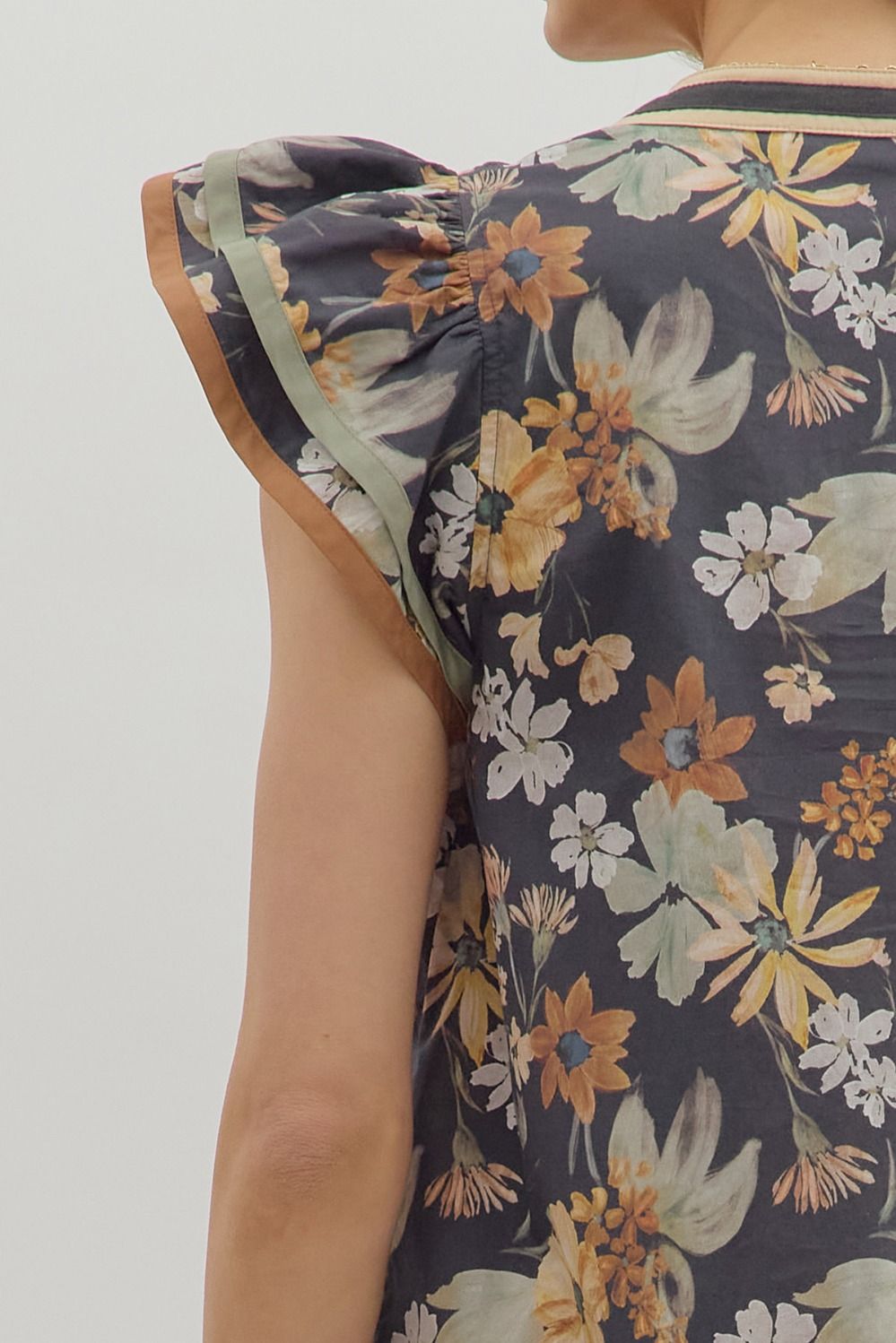 Autumn Air Top - Charcoal