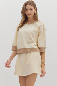 Right Time Right Place Top - Ecru