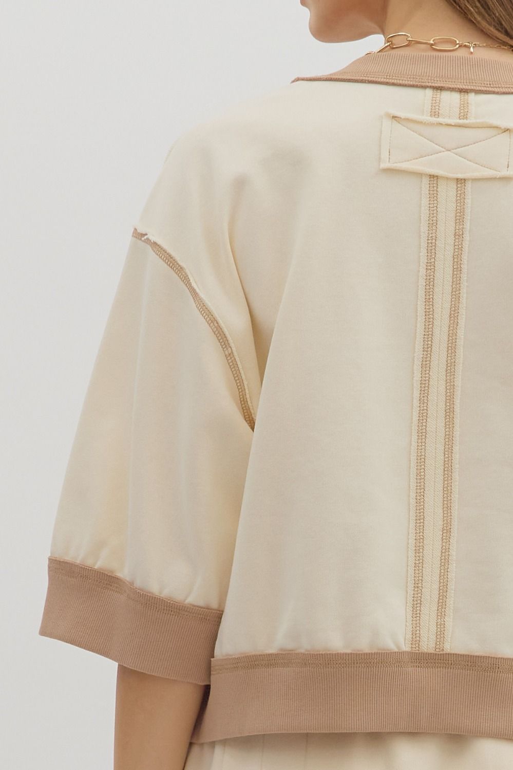 Right Time Right Place Top - Ecru