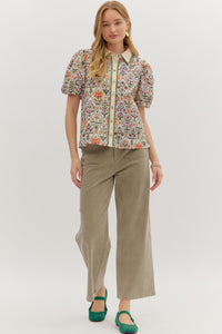 Feel The Rush Top - Red Multi