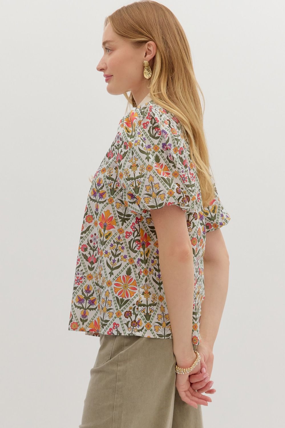 Feel The Rush Top - Red Multi