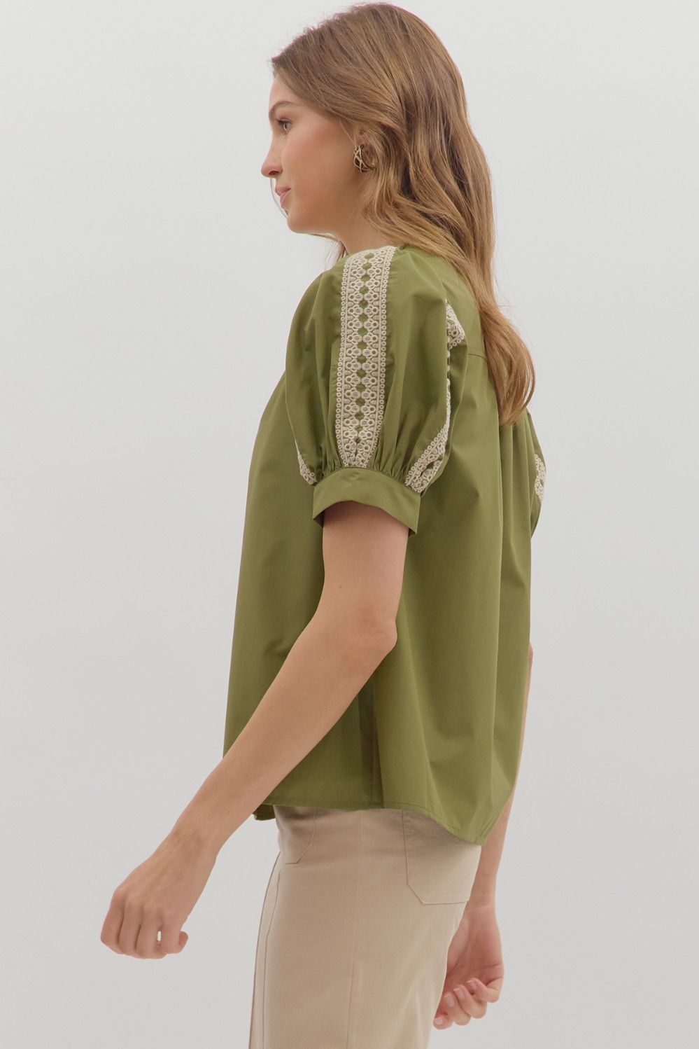 Feelin' Alive Top - Olive