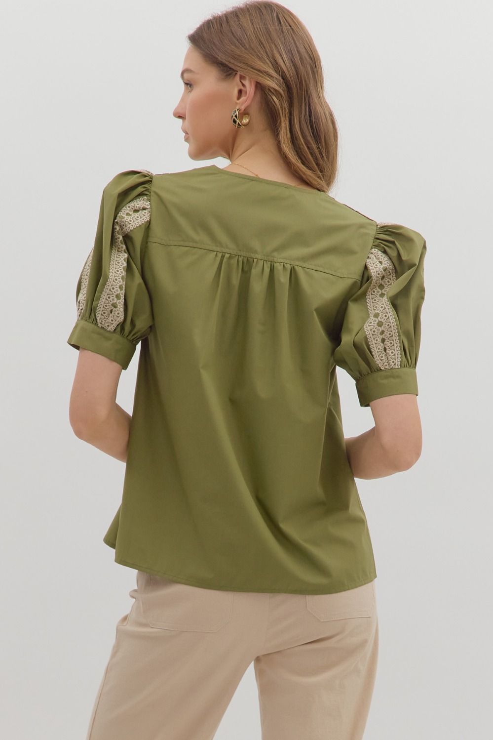 Feelin' Alive Top - Olive