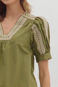 Feelin' Alive Top - Olive