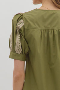 Feelin' Alive Top - Olive