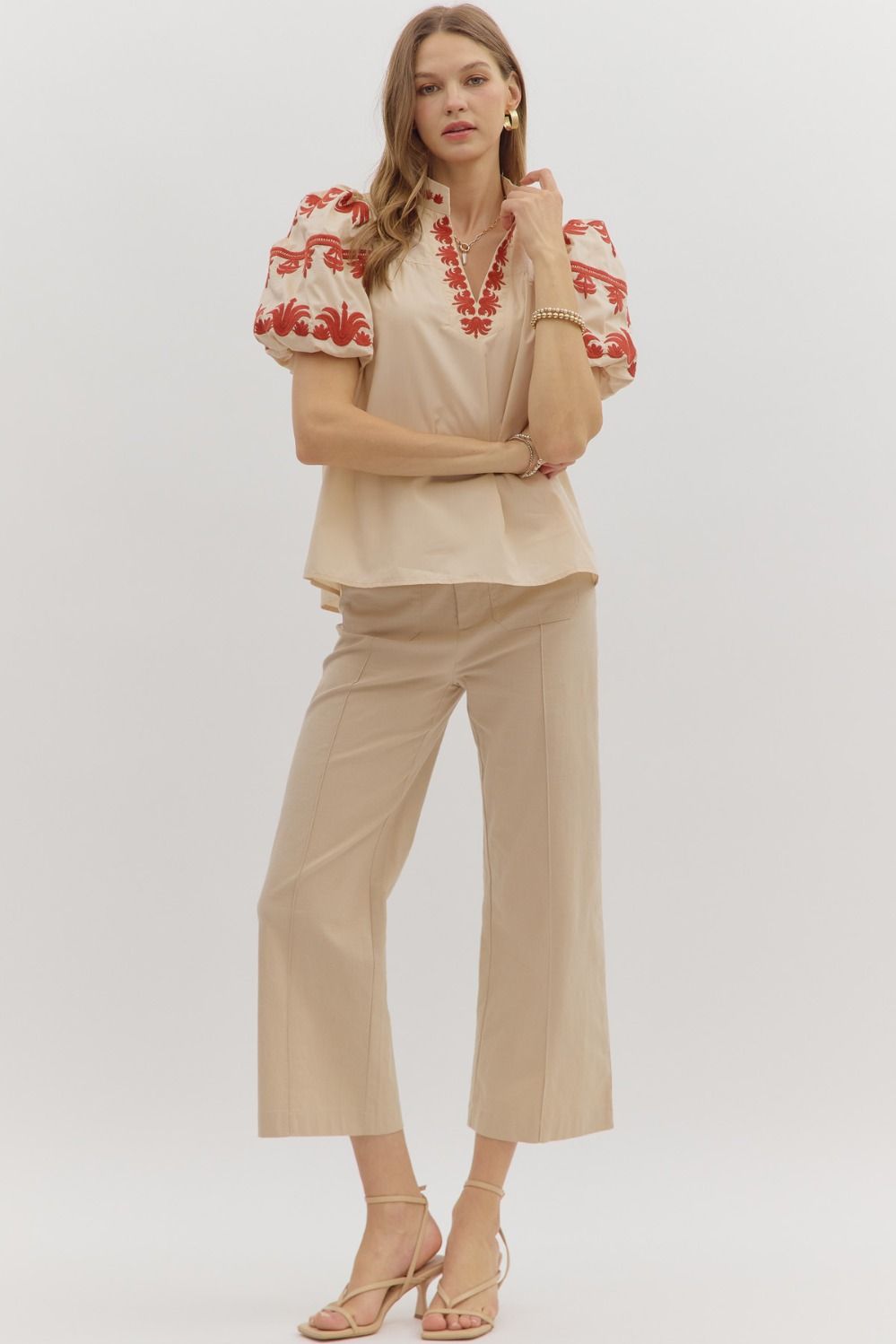 Delicate Touch Top - Ecru