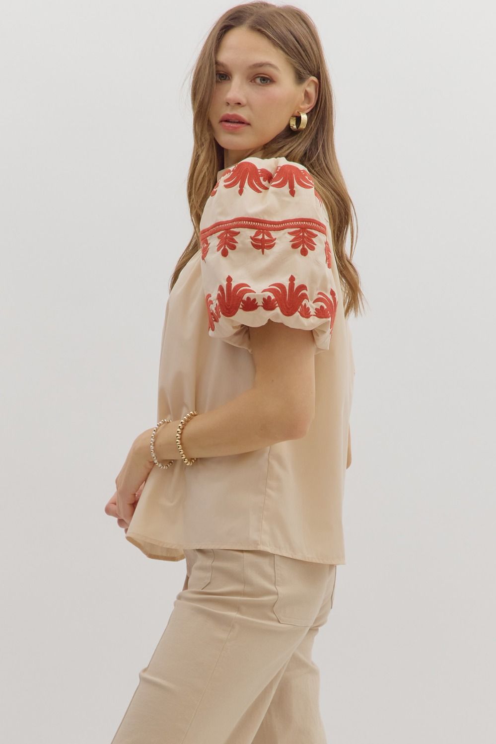 Delicate Touch Top - Ecru