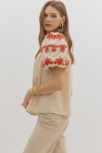 Delicate Touch Top - Ecru