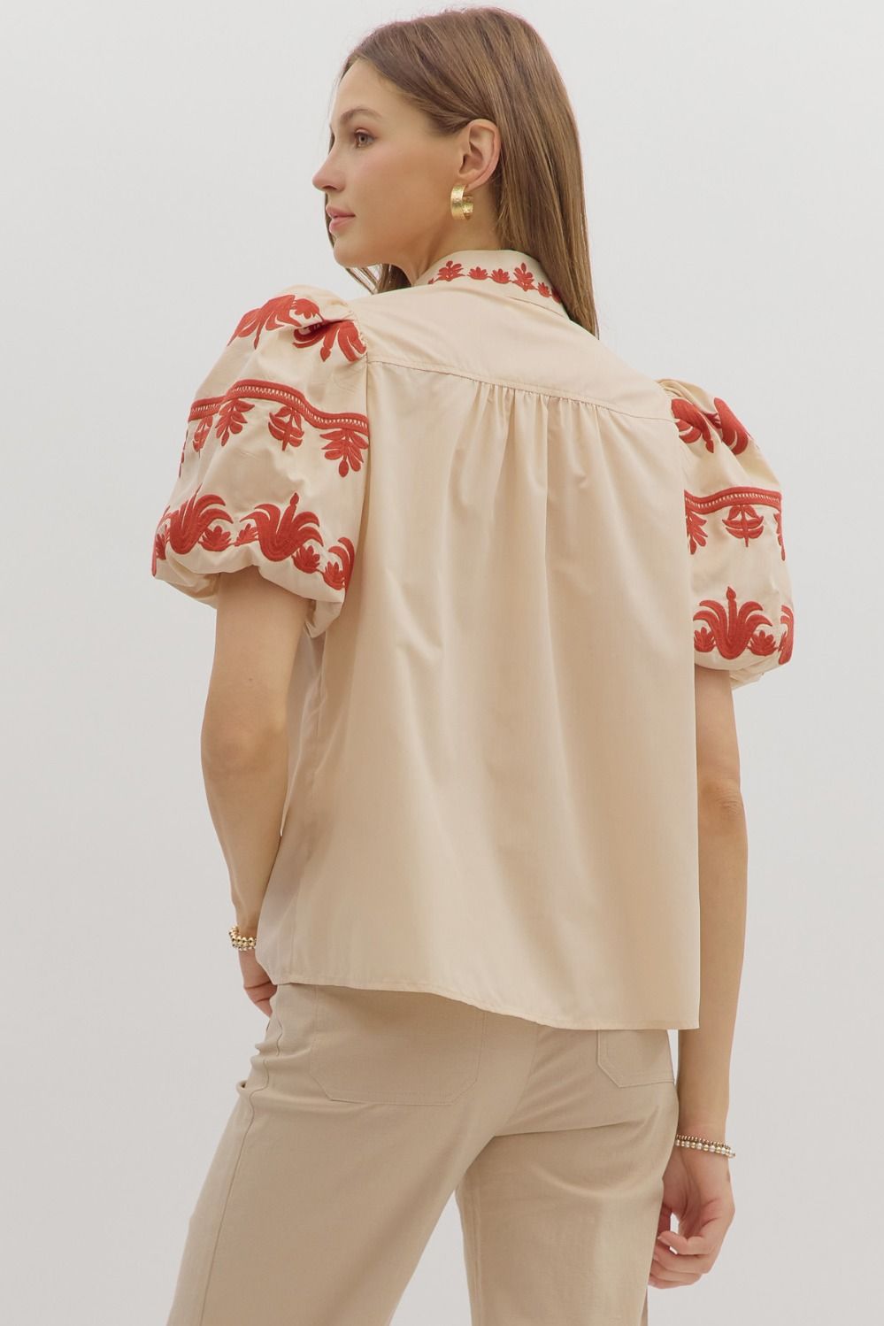 Delicate Touch Top - Ecru
