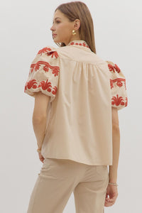 Delicate Touch Top - Ecru