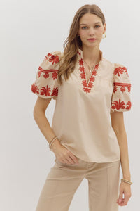 Delicate Touch Top - Ecru