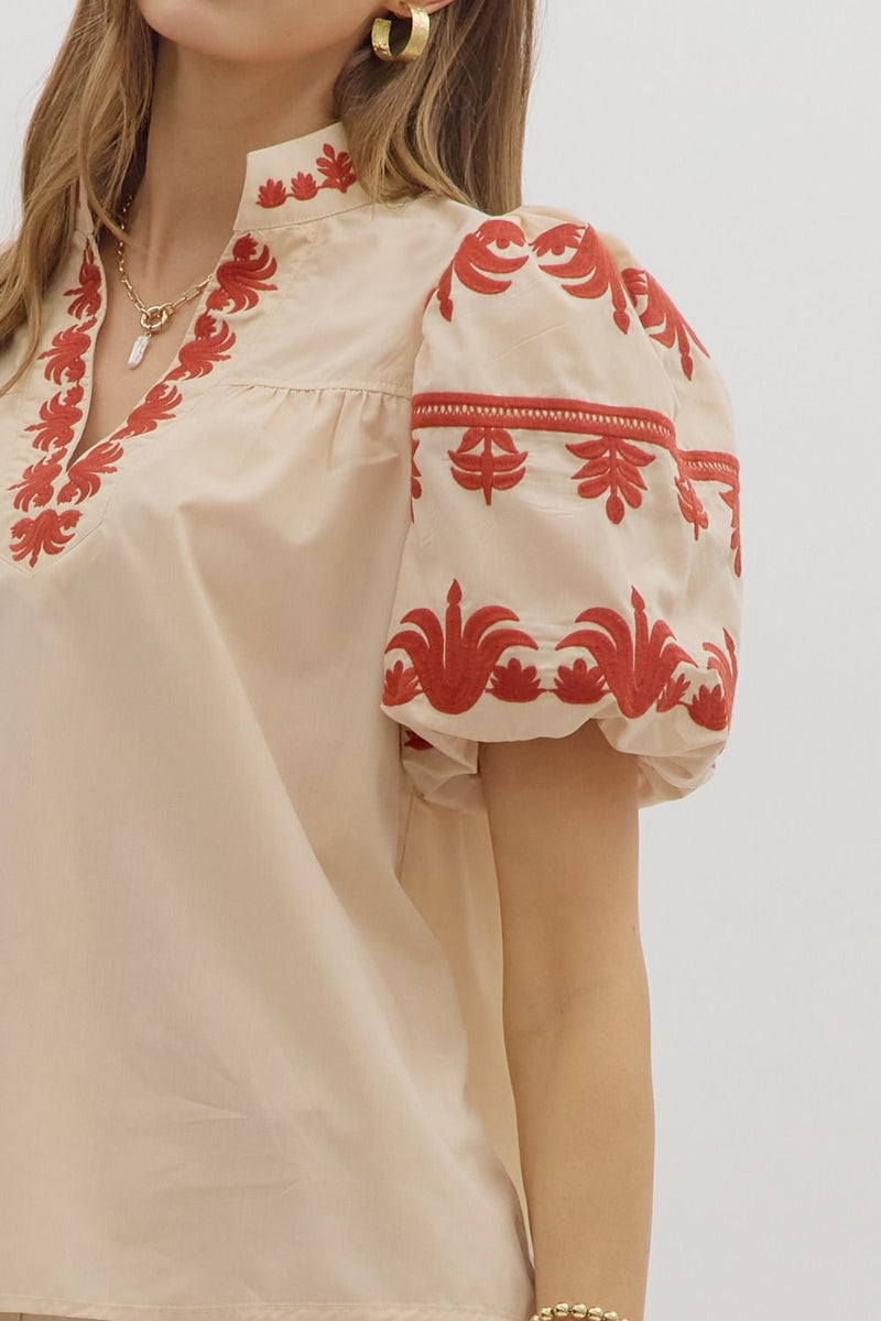 Delicate Touch Top - Ecru