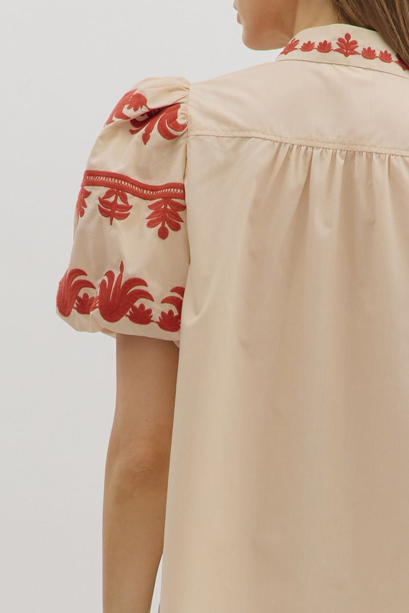 Delicate Touch Top - Ecru