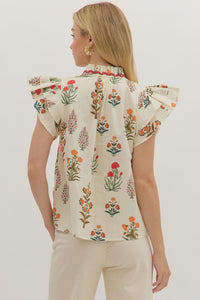 Above The Rest Top - Cream