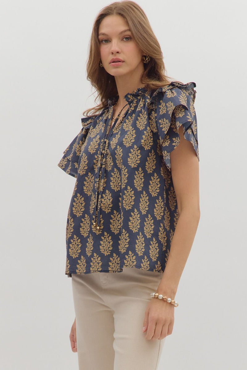 The Collected Yield Top - Midnight