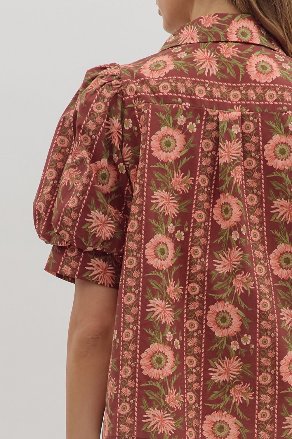 Wild & Free Top - Burgundy