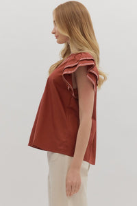 Everlasting Impressions Top - Brick