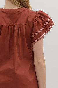 Everlasting Impressions Top - Brick