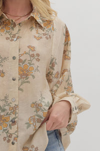 Vintage Charm Top - Ecru