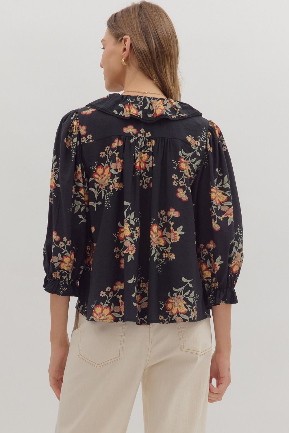 Falling For You Top - Black