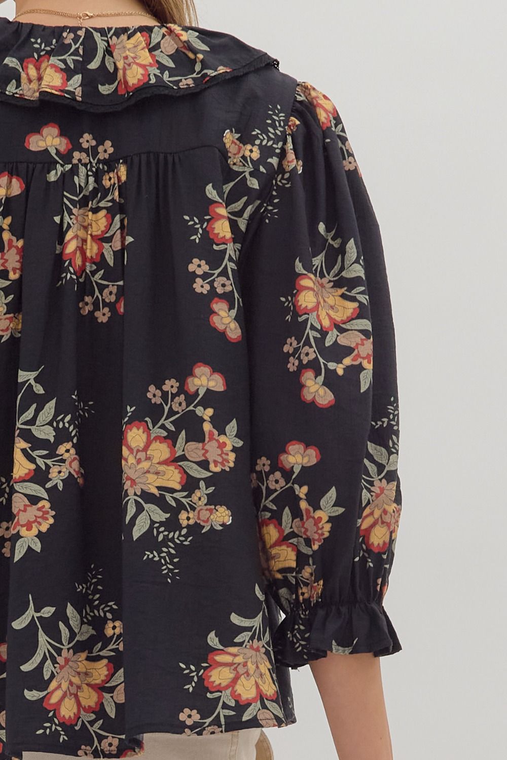 Falling For You Top - Black