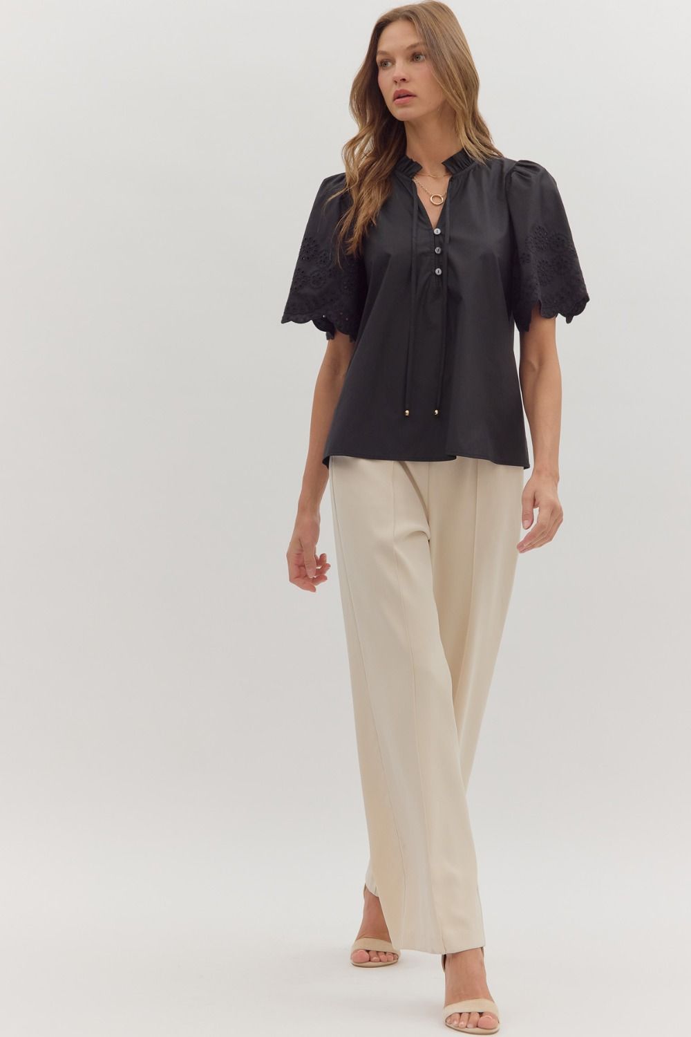 On The Record Top - Black