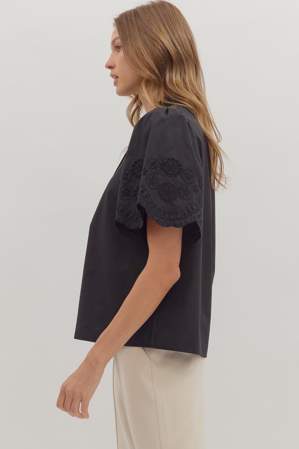 On The Record Top - Black