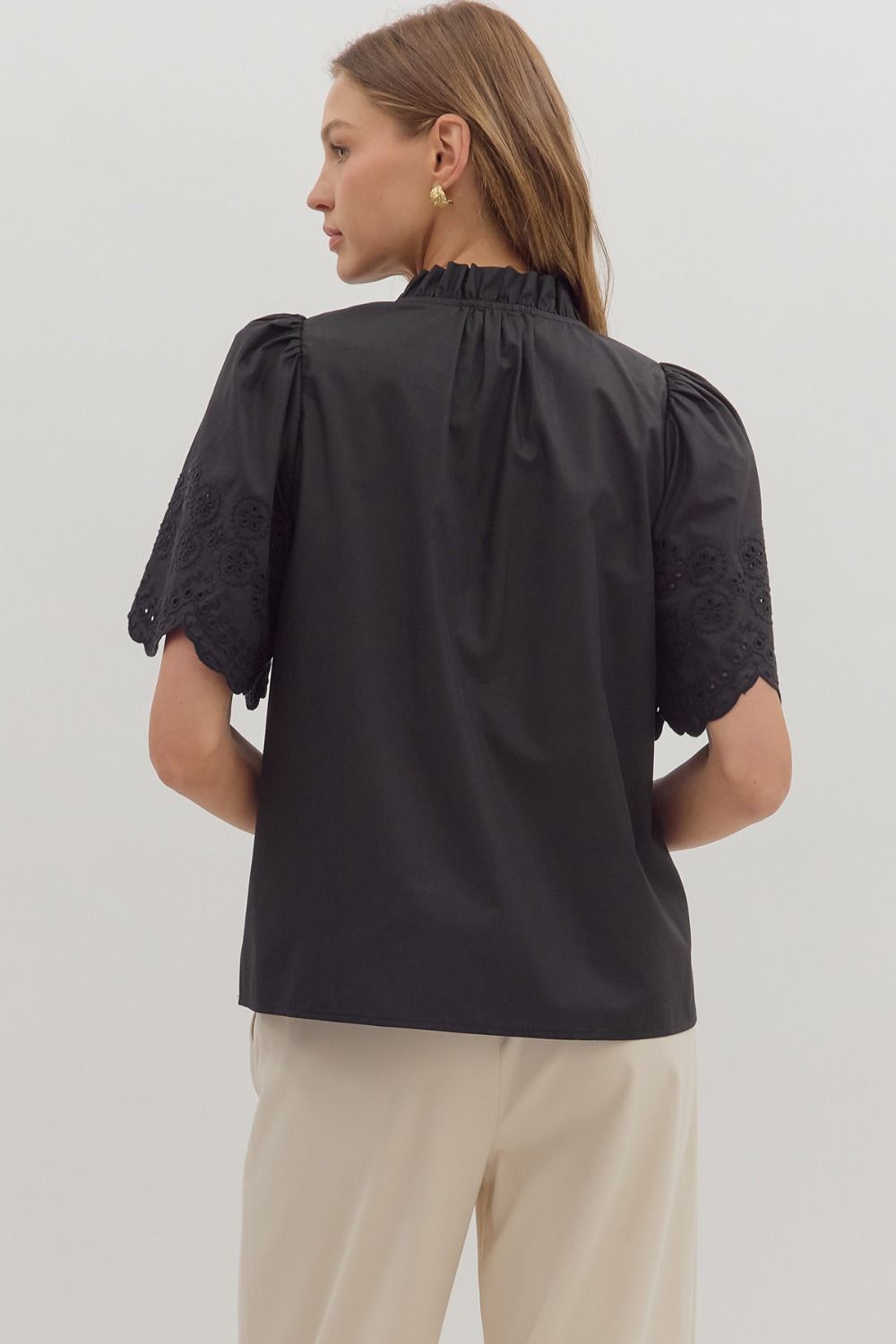 On The Record Top - Black