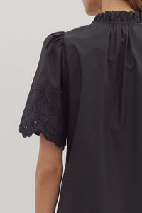 On The Record Top - Black