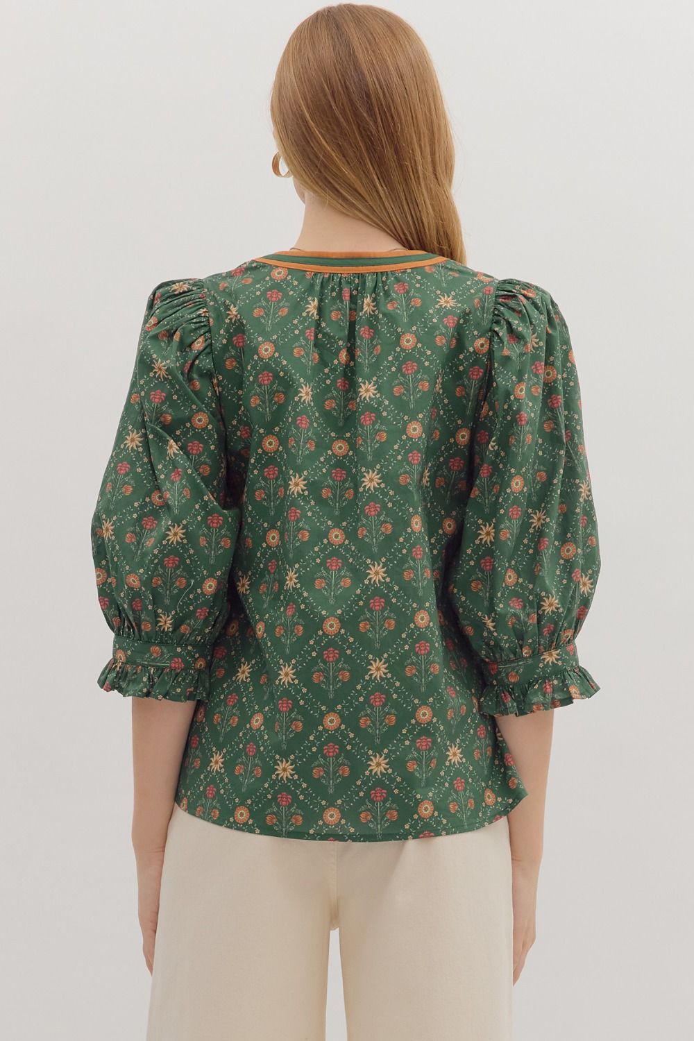 Deep Roots Top - H Green