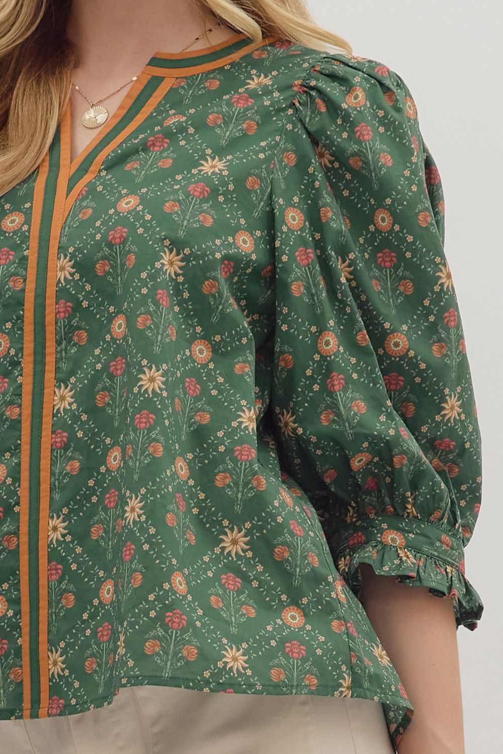 Deep Roots Top - H Green