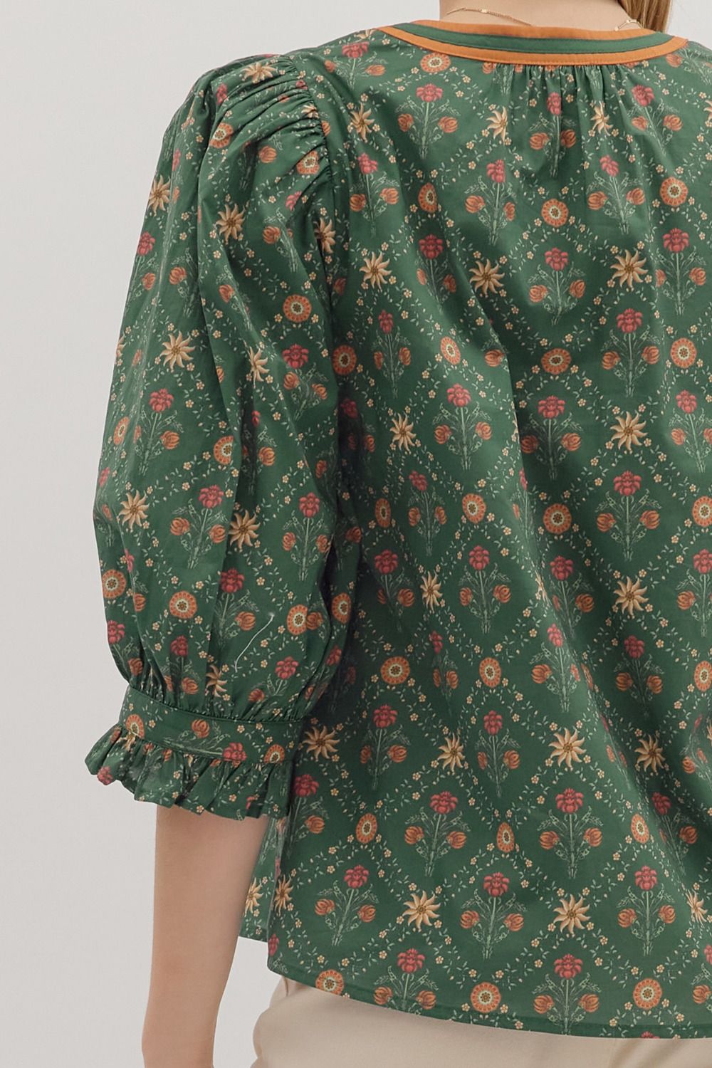 Deep Roots Top - H Green