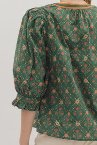 Deep Roots Top - H Green