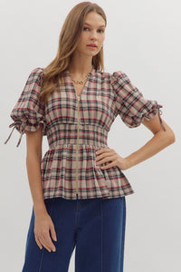 Sweet Memories Top - Taupe