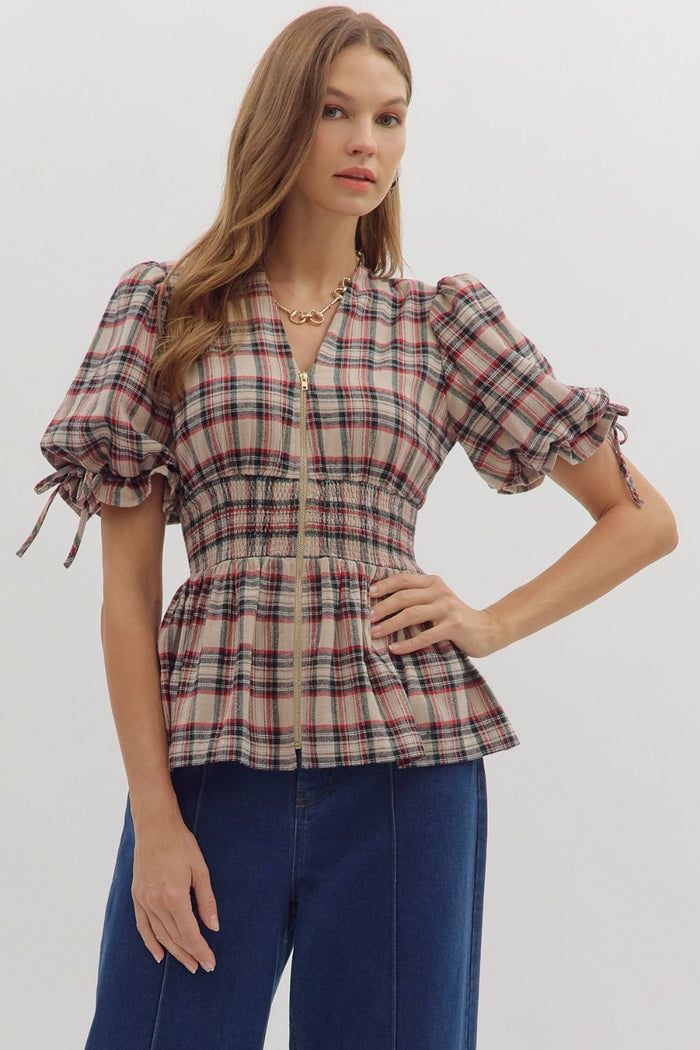 Sweet Memories Top - Taupe