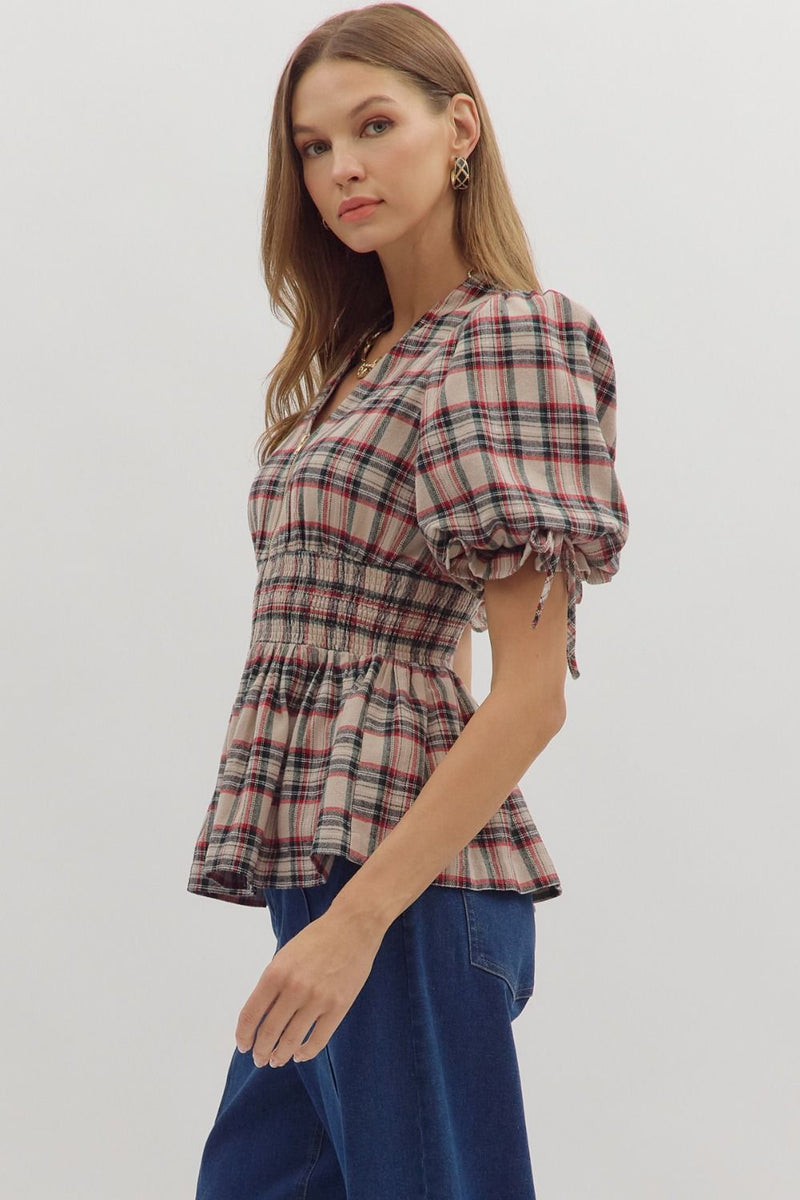 Sweet Memories Top - Taupe