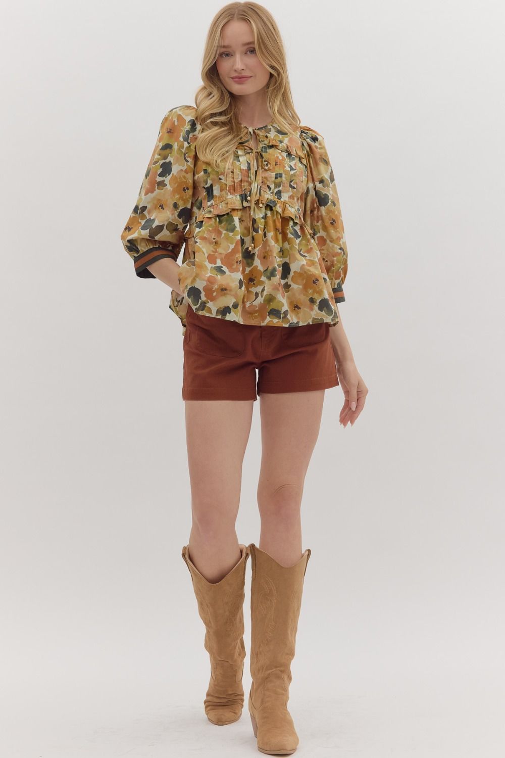 Golden Hour Top - Caramel