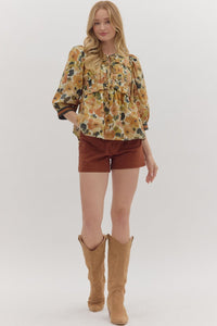 Golden Hour Top - Caramel