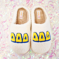 Chenille Sorority Slippers - Tri Delta