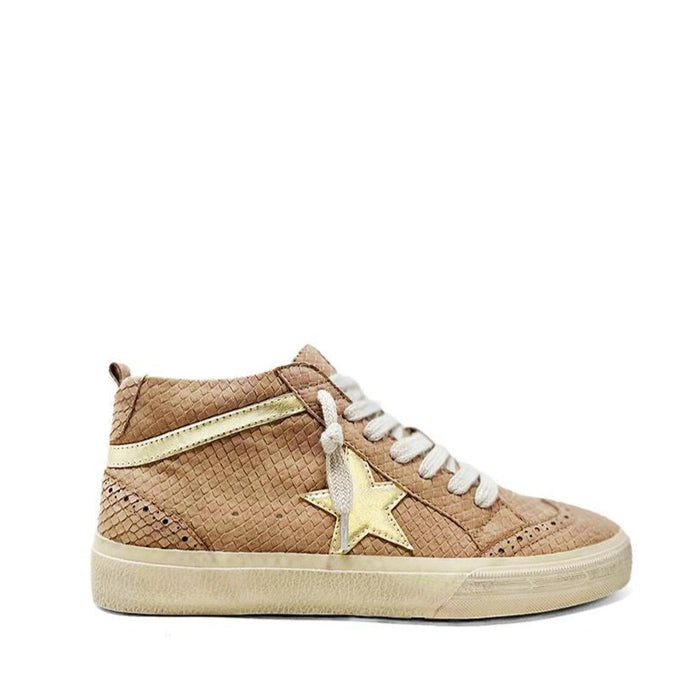 Kids Taupe Goose High Tops