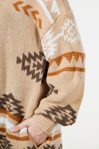 Roam Free Sweater - Taupe