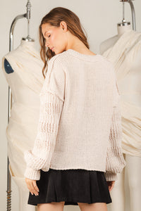 Front Row Sweater - Cream