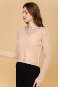 Along For The Ride Sweater - Blush